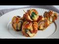 【バターと大葉が香る♡やみつき竹輪ロール】Buttery Shiso Chikuwa Rolls ♡