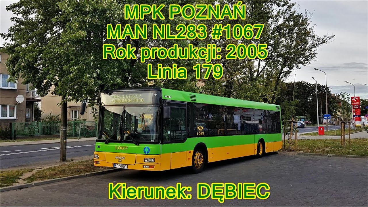 MPK Poznań - Linia 179, MAN NL283 