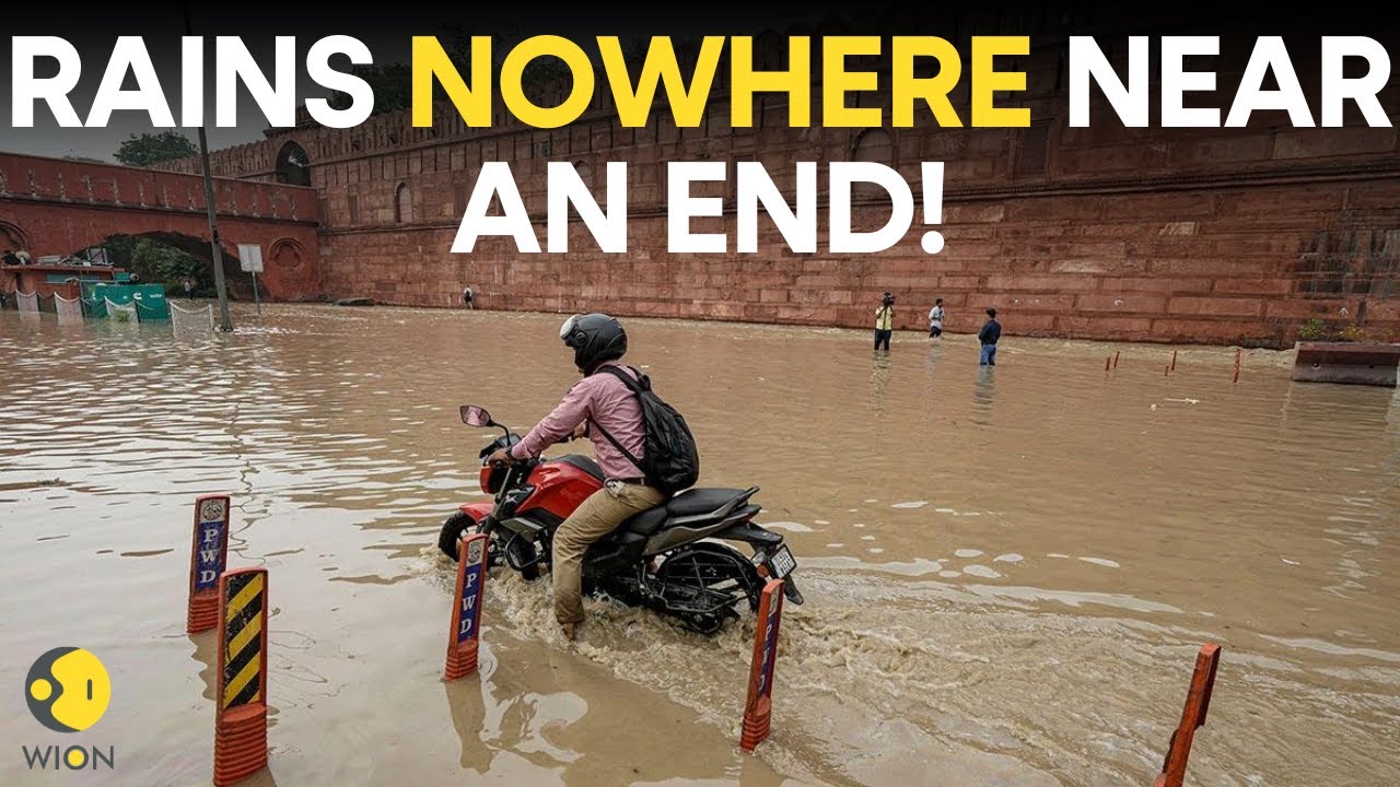 Delhi Flood LIVE Updates: Heavy rain lashes capital again amidst severe waterlogging | WION Live
