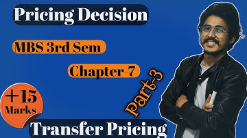 pricing decision || Transfer pricing, Mbs 3rd Sem Account||with excess capacity & No excess capacity