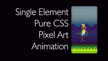 A Single Element, 100% Pure CSS Box-Shadow, Parallax Scrolling, Pixel Art Animation!