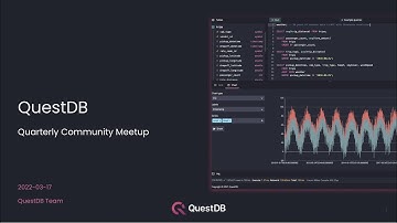 QuestDB Community Meetup with TQS Integrations