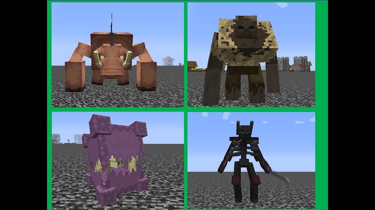 Mutant More Mod Showcase I Mutant More Mod Preview I Minecraft Mobs Fight I Mutant More Mods