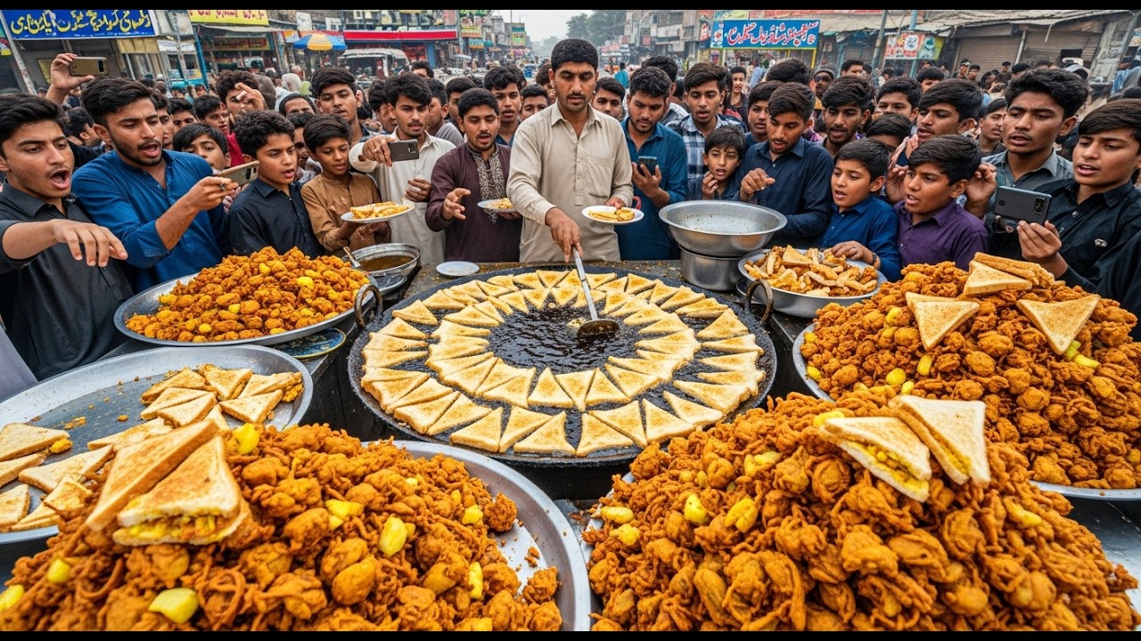 GRAND PAKISTANI RAMADAN IFTAR 🇵🇰 7000+ IFTAR ON ROAD 🌙 Top 5 Ramadan Street Food Videos Collection