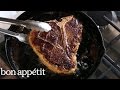 How to Make a Slow-Roasted, Twice-Fried Porterhouse Steak