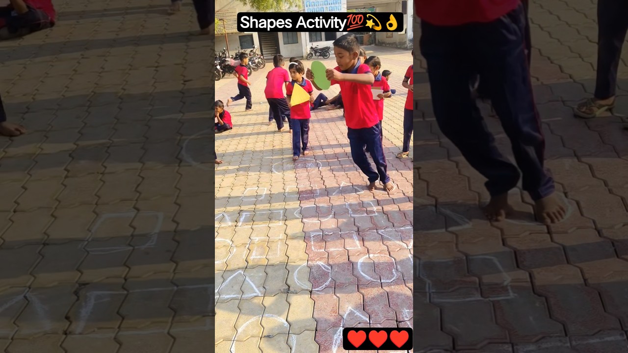 shapes activity 💫💯#viral #trending #school #shorts #creative #unique