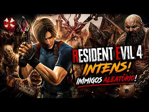RESIDENT EVIL 4 - ISSO AQUI VIROU BAGUNÇA NÃO SEI QUAL INTEN PEGA / INIMIGOS E INTEN ALEATÓRIO