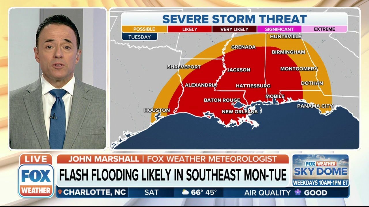 Another Multiday Severe Weather Outbreak Threat Looms For The South ...