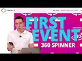 360 spinner | photo booth - First event with Touchpix