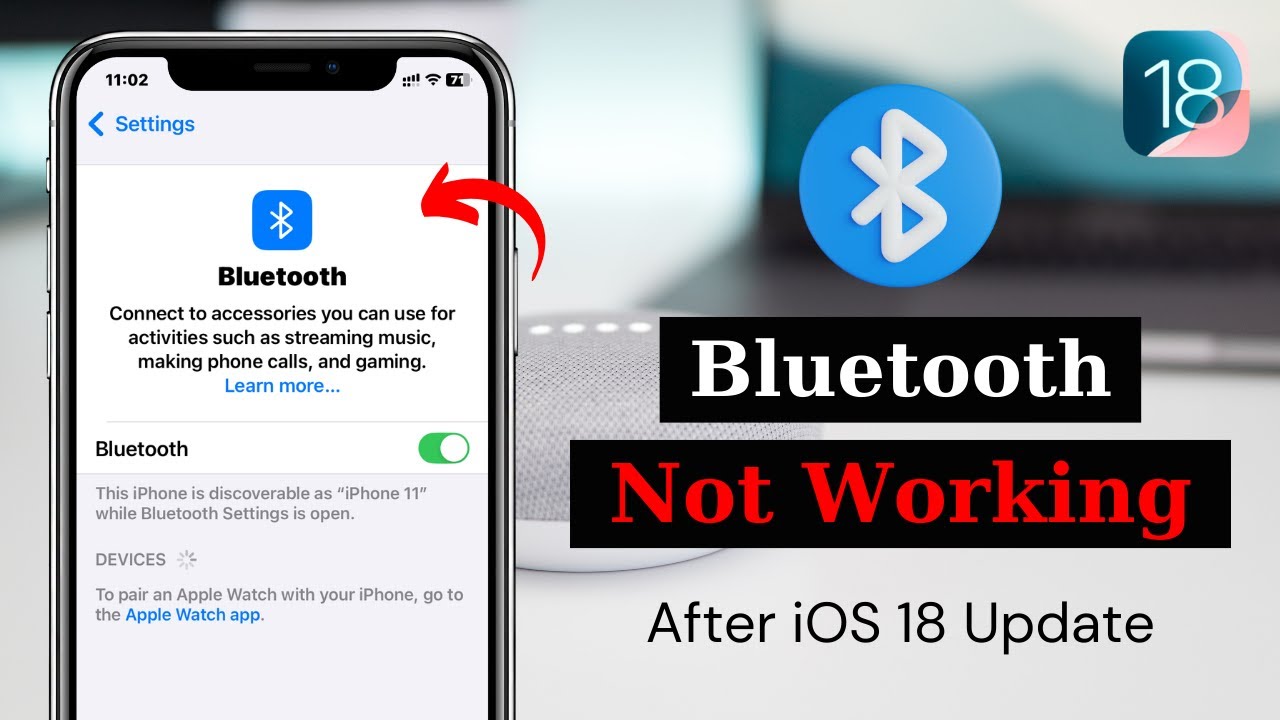 How To Fix Bluetooth Not Working on iPhone After iOS 18 Update - YouTube