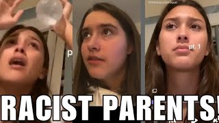 ⁣White Girl Confronts Racist Parents!