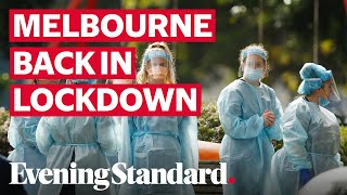 Melbourne back into lockdown as coronavirus cases continue to rise