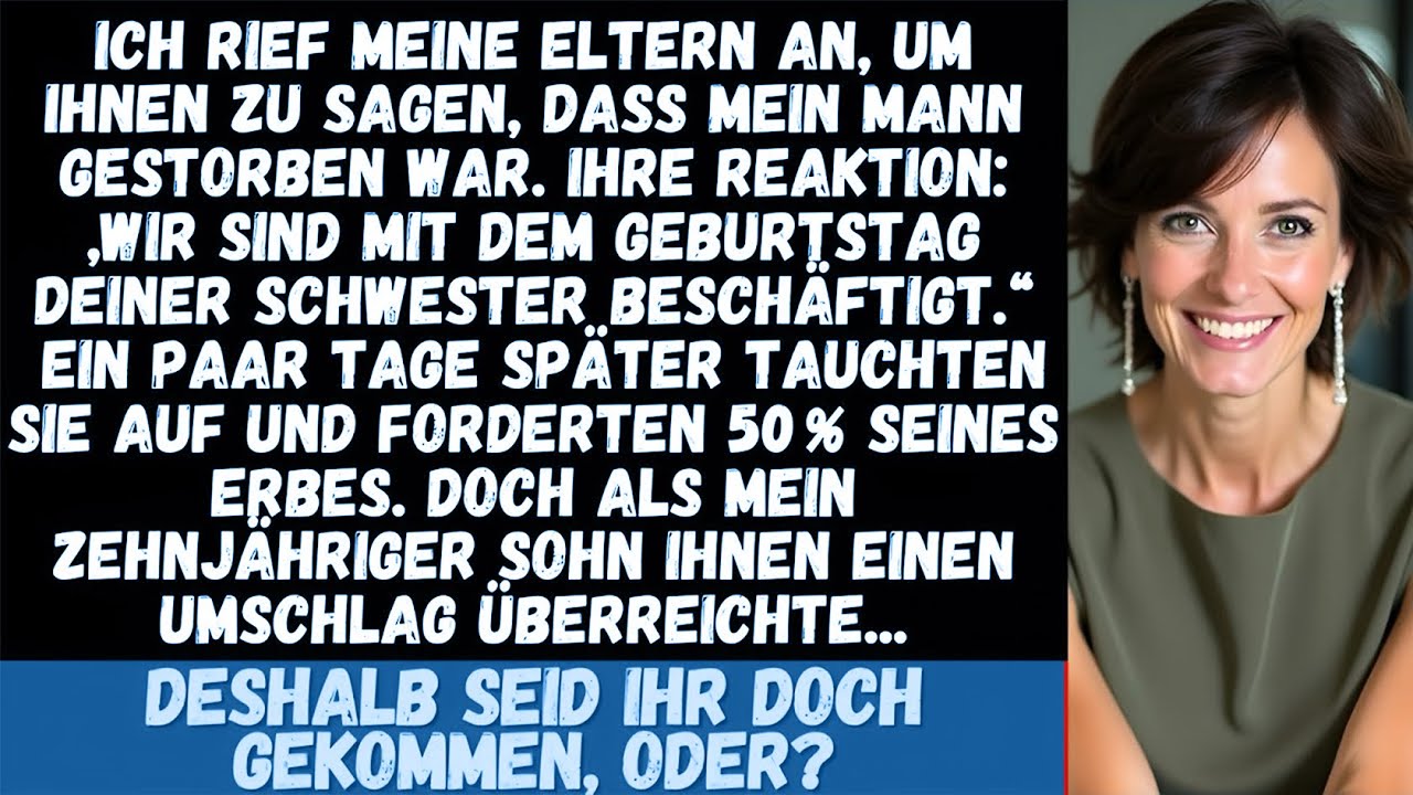 Nachdem mein Mann gestorben war, beschlossen meine Eltern, den Geburtstag meiner Schwester zu feiern