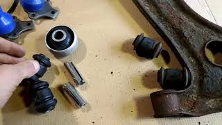 видео: замена сайлентблоков и шаровых опор. golf 3. картинка: замена сайлентблоков и шаровых опор. golf 3.