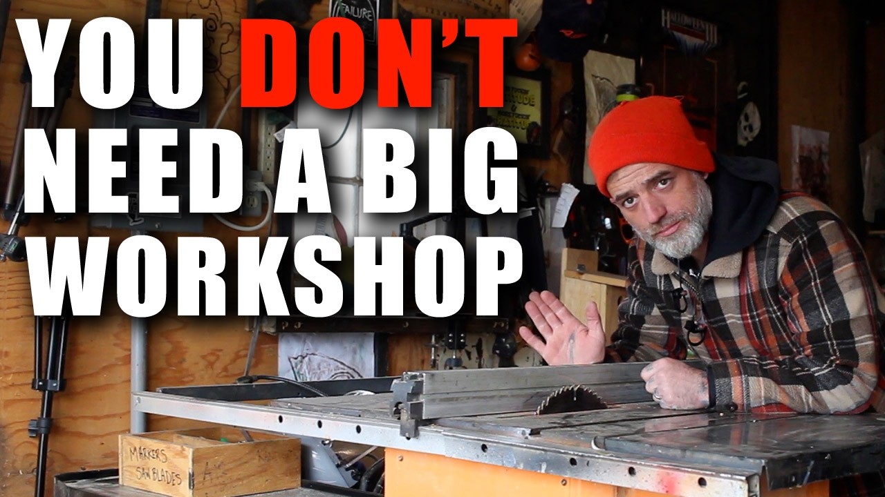 Woodworking Shop Tour in a One Car Garage! - YouTube