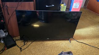 Setting up my new onn by vizio 32" smart tv 