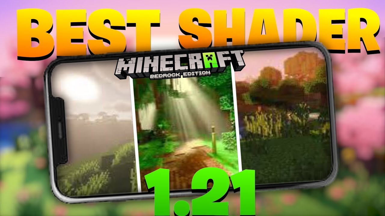 Minecraft PE - BEST SHADERS (1.21+) | 3 Best shaders for MCPE - YouTube