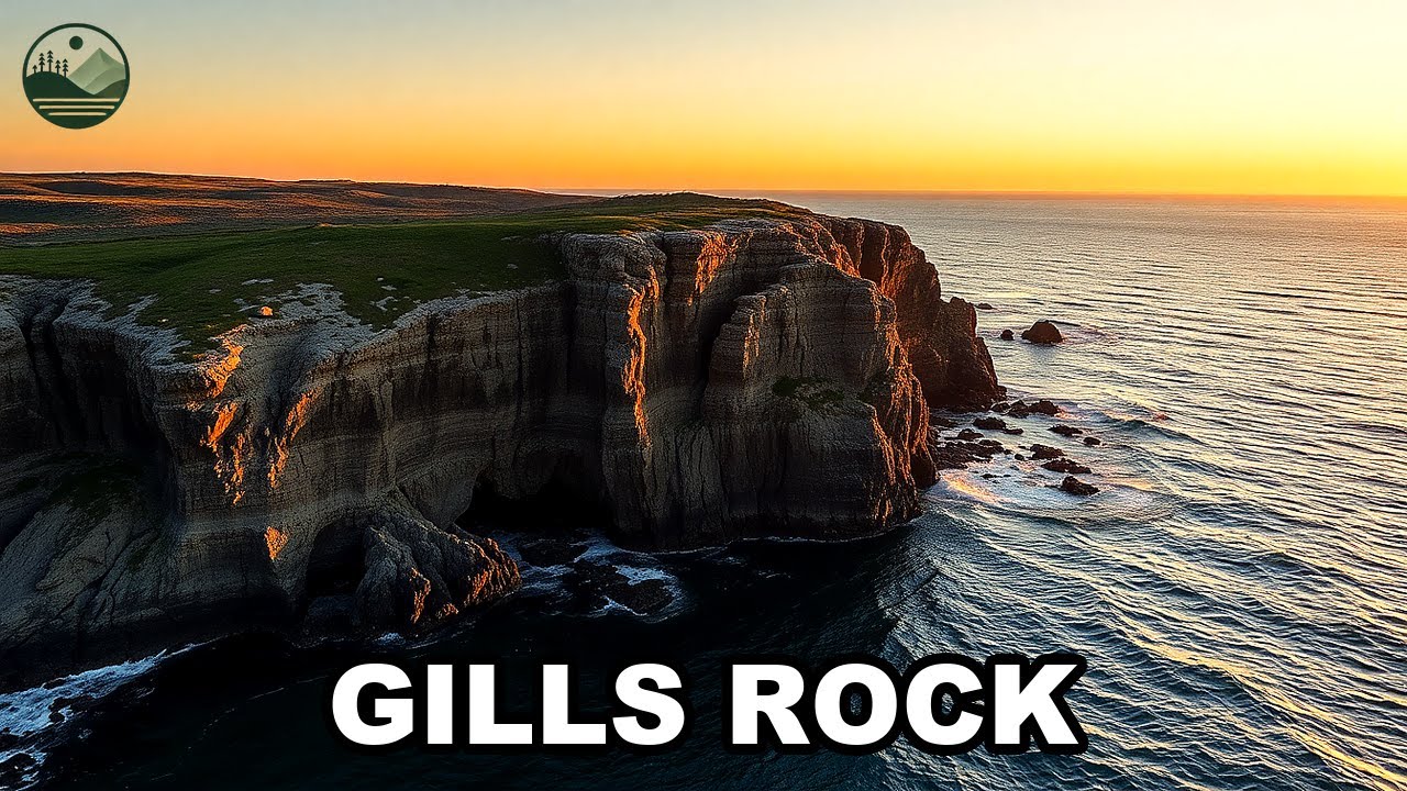 [4K] 🏞️ Scenic Adventure Windy Road Gills Rock, Highway 42 Door