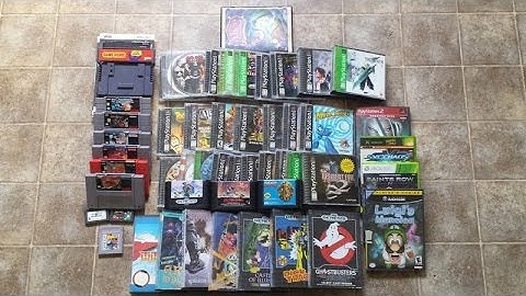 Garage sale video game finds: PS1 haul & valuable Sega games
