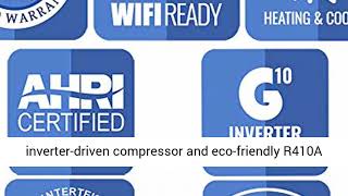 GREE MULTI30CVIR302 30,000 BTU Multi21+ Tri Zone Wall Mount Mini Split Air Conditioner Heat Pump 208