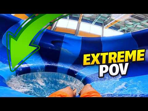 EXTREME Space Bowl Water Slides 😱 (POV)