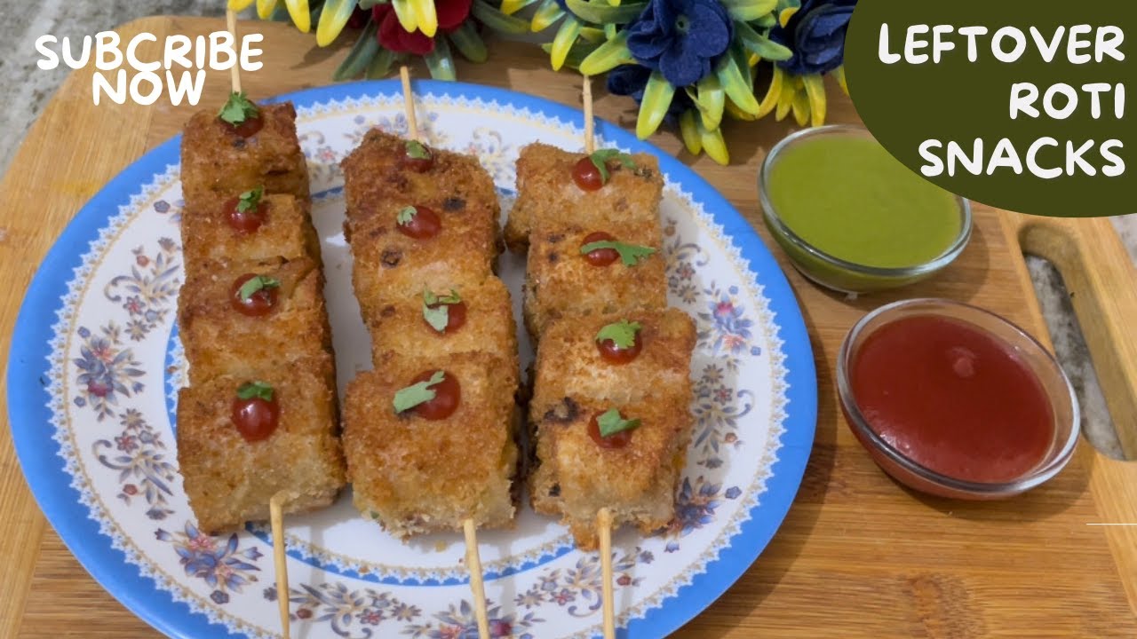 Leftover Roti Snacks बची हुई रोटी का ग़ज़ब का नाश्ता जिसे आप रोज़ बनाएगे |Leftover Roti ...