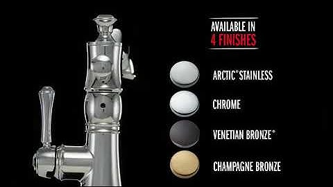 Delta single hole kitchen faucet with pull out spray