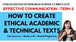 How to Avoid Plagiarism & Use AI Responsibly | Cite Your Sources I Effective Communication