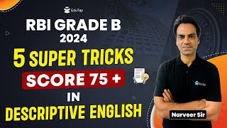 Tips & Tricks To Write Descriptive Answers | RBI Grade B Descriptive English Preparation |EduTap RBI