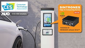 SINTRONES Joins Hands with Strategic Partner AUO to Demonstrate Newest EVSE HMI Solution