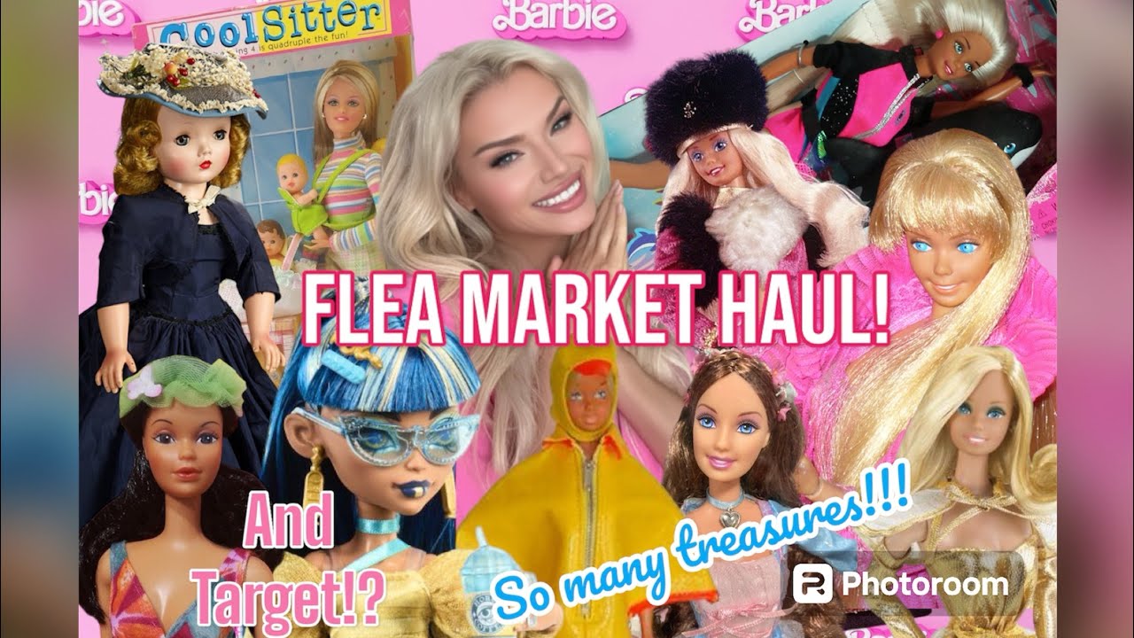 VINTAGE DOLL HUNT! FLEA MARKET DOLL HAUL!! VINTAGE BARBIE! VINTAGE CISSY DOLL! MONSTER HIGH!?!
