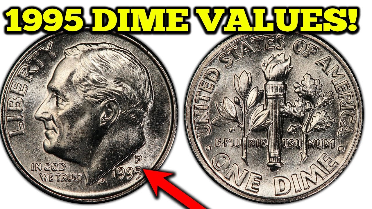 1995 DIME ERROR COINS WORTH MONEY! - YouTube