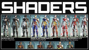 Destiny Gameplay - How To Customize Your Guardian Armor Color Using Shaders | Destiny Dyes