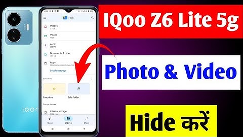 IQoo z6 Lite me photo aur video hide kaise kare | how to hide photos and videos in IQoo z6 Lite 5g
