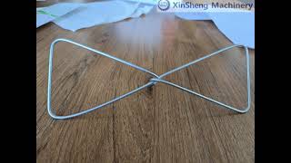 Today's workshop video: Automatic butterfly wall ties ring machine#butterflyring