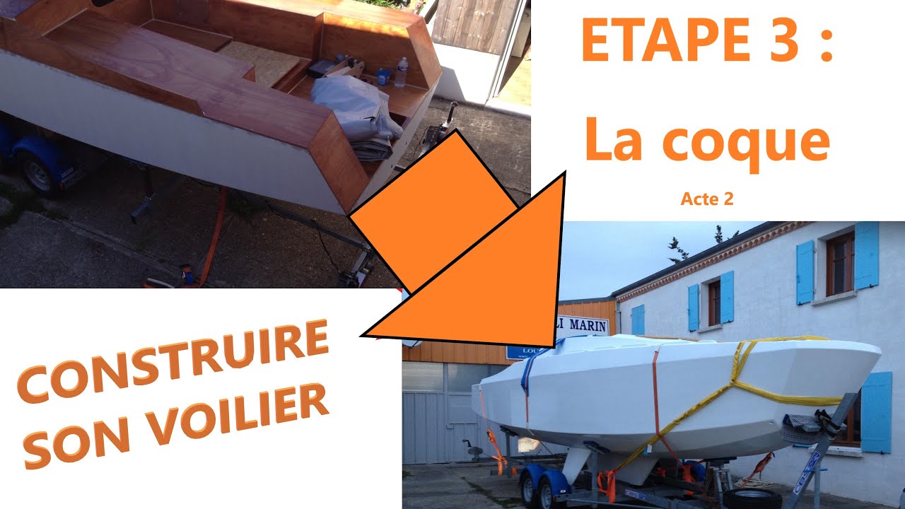 HORS SERIE « CONSTRUIRE SON BATEAU » ÉTAPE 3 : LA COQUE Acte 2/2