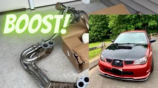 Turbo on My non Turbo Impreza 2.5i (exhaust unboxing) 06 Subaru Impreza 2 5 I Turbo Kit
