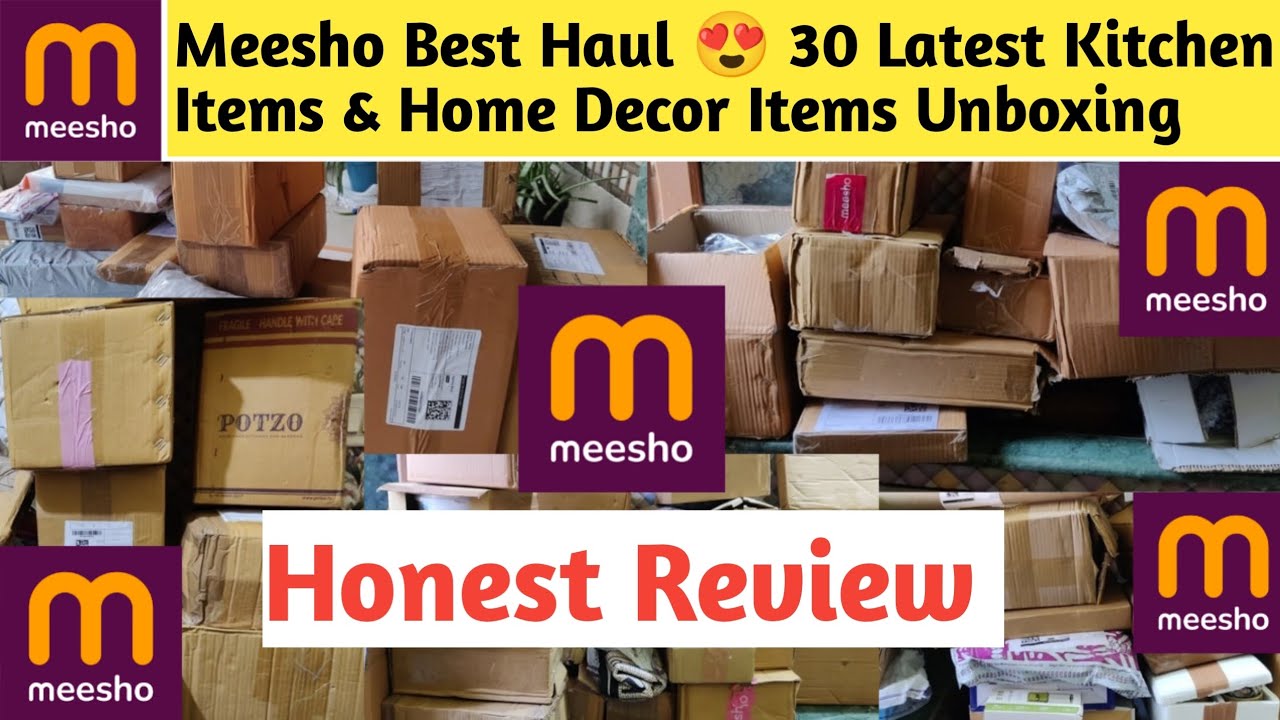 Meesho Best Haul 😍 30 Latest Kitchen Items & Home Decor Items Unboxing | Honest Reviews | 