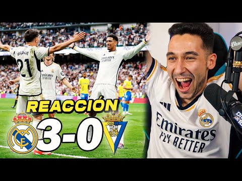REACCIONES DE UN HINCHA Real Madrid vs Cádiz 3-0 ¿CAMPEONES?