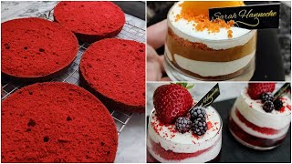 الكيكة المخملية red velvet ، تحليات راقية يحمرو لوجه متفوتوش الفيديو??