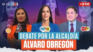 Debate chilango por Álvaro Obregón entre Lía Limón, Javier López y Esther Mejía | Heraldo TV