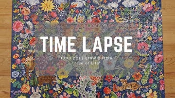 TIME LAPSE - 1000 pieces jigsaw puzzle - Tree of Life