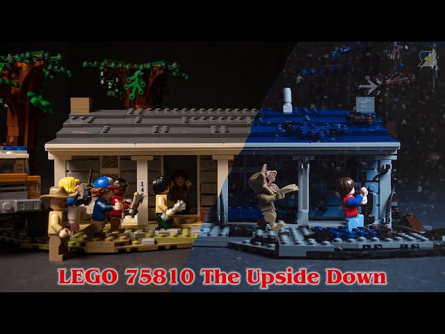 LEGO Upside Down Tunnels Scene (Dig Dug) From STRANGER THINGS! // Custom  LEGO MOC 