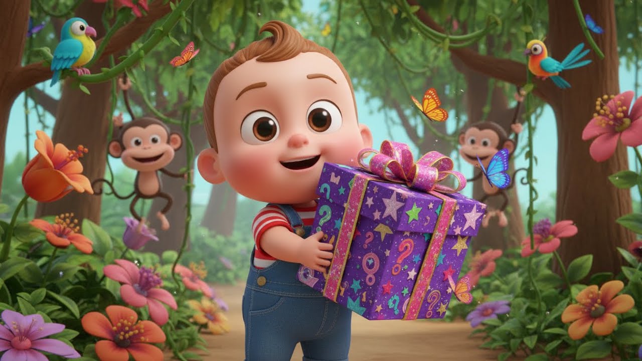 The Magical Surprise Box Song for Kids | Fun ABC & Animal Learning, Baby Songs & Kids Music 🎁🦁🎶