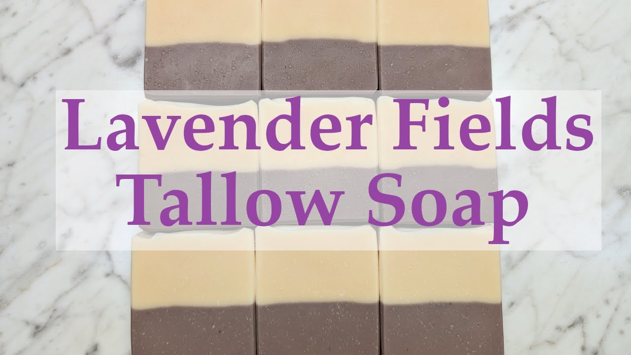Making Lavender Fields Soap | Tallow-Based Soap
