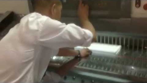 Program control paper cutting machine