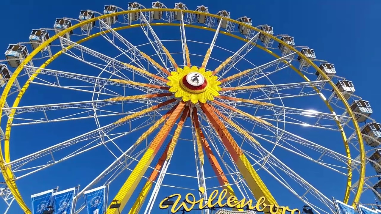 Bayrisches Riesenrad Willenborg offride Craisheim Fränkisches Volksfest 2025