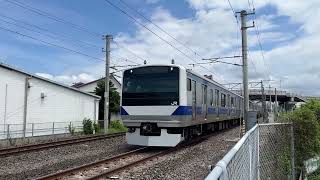 JR常磐線E531系0番台水カツK417編成 藤代駅ー取手駅
