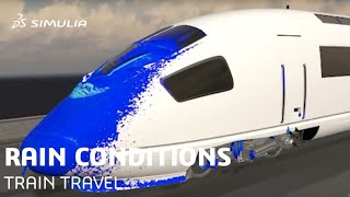 Train Windshield | Rain Deposit Simulation | SIMULIA