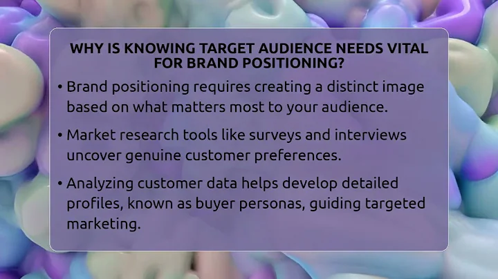 Why Is Knowing Target Audience Needs Vital For Brand Positioning? - Modern Marketing Moves